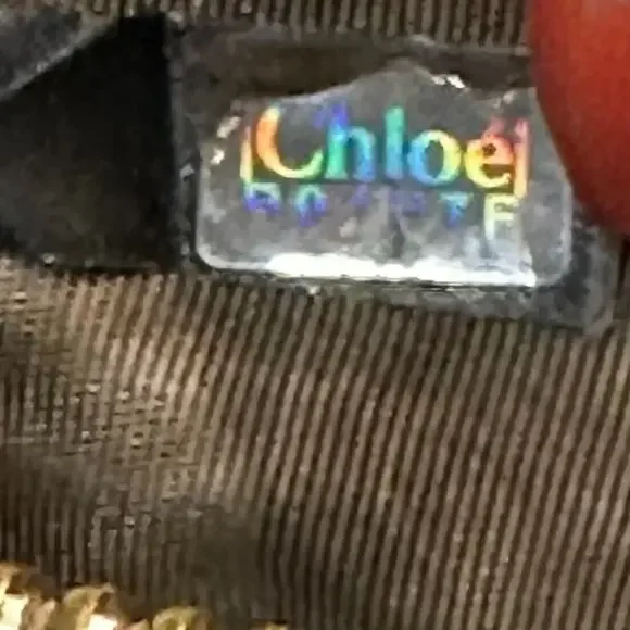 Chloe LILY Long Wallet Bifold Soft Brown Nappa Leather Silver Ribbon Bowtie Snap - Picture 16 of 16